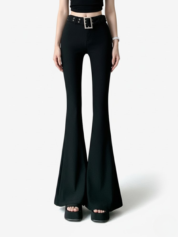 WOMEN'S DARK WASH FLARE JEANS