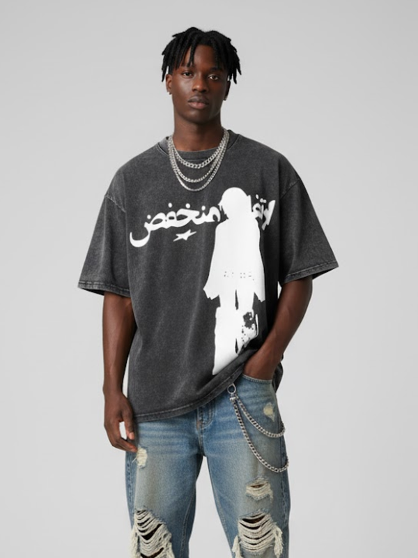 ABSTRACT DESIGNED T-SHIRT