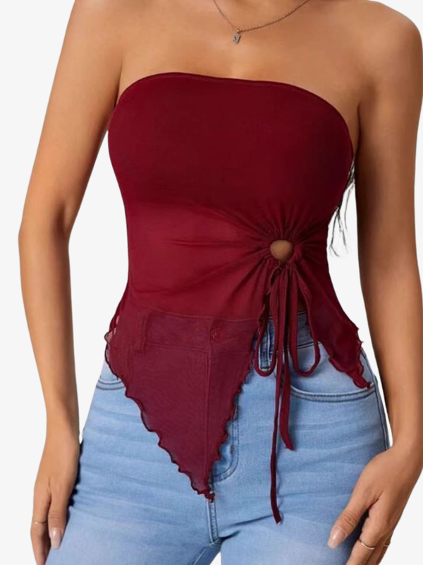 SLEEVELESS TUBE TOP