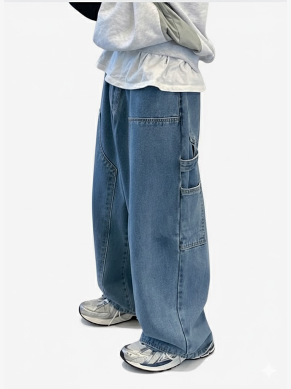 KOREAN SUPER BAGGY JEANS