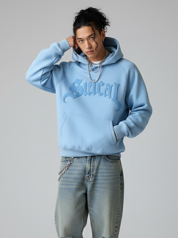 GOTHIC LETTER PRINTED HOODIE