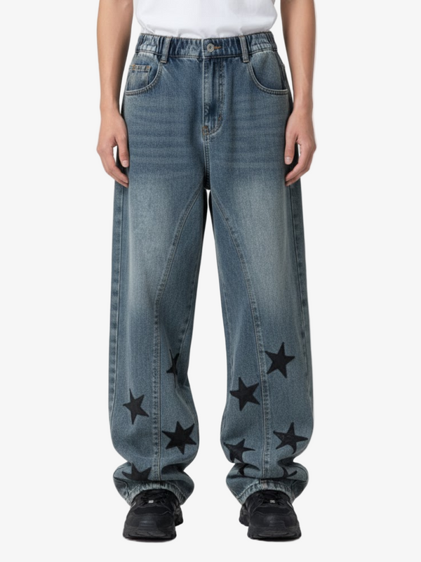 STAR WASHED STREET JEANS
