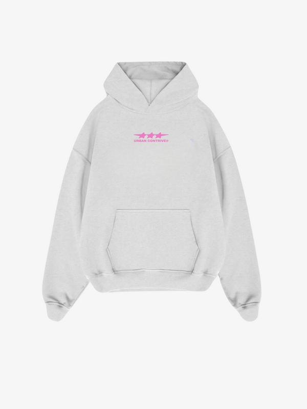 GRAY CONTRIVE IDENTITY HOODIE