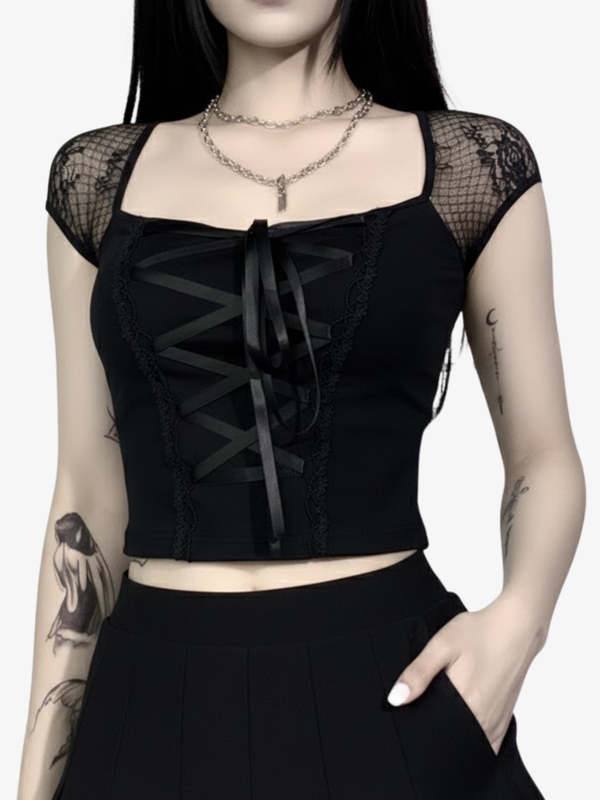 STREET LACE TOP