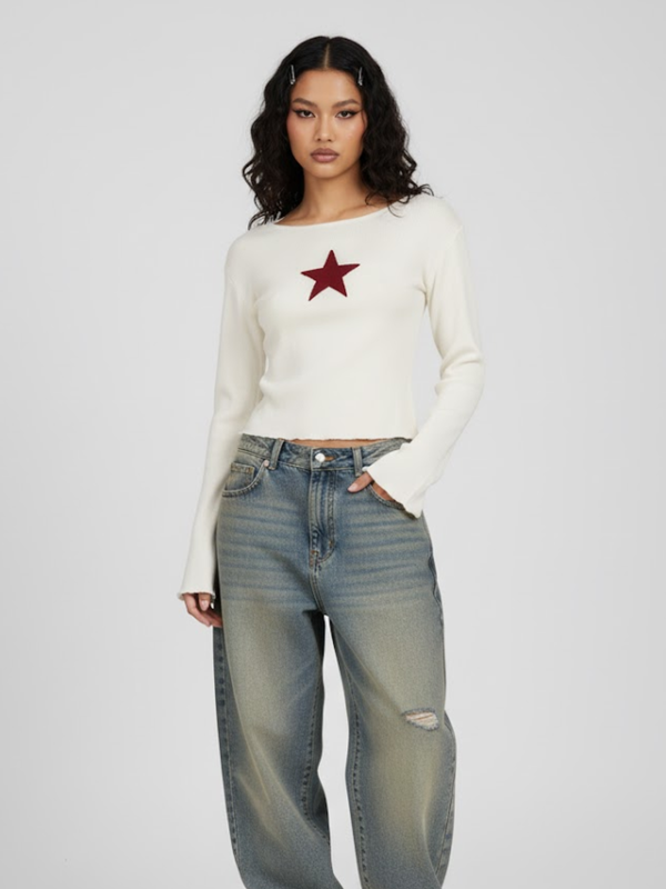FIVE POINTED STAR SWEATER