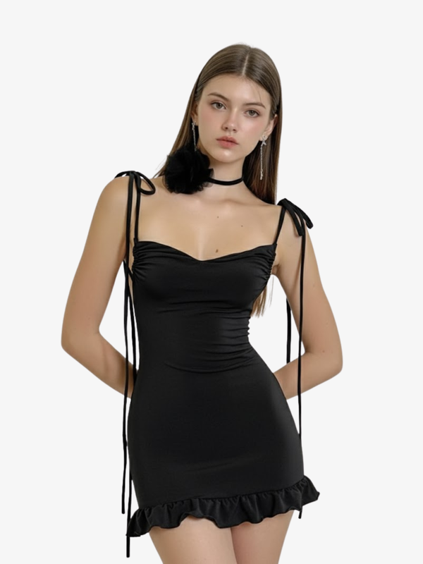 Y2K HOT LACED DRESS