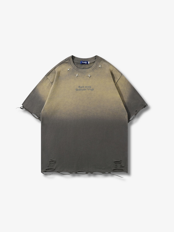 LOOSE EDGED GRADIENT T-SHIRT