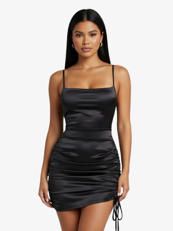 SEXY BACKLESS SPAGHETTI STRAP DRESS