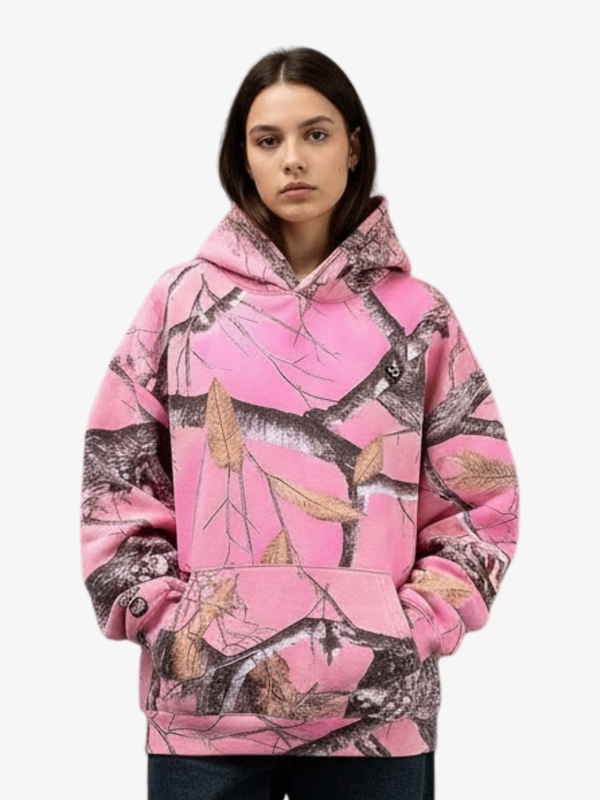 PINK CAMO HOODIE
