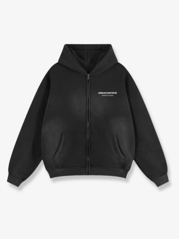 BOXY ZIP-UP HOODIE