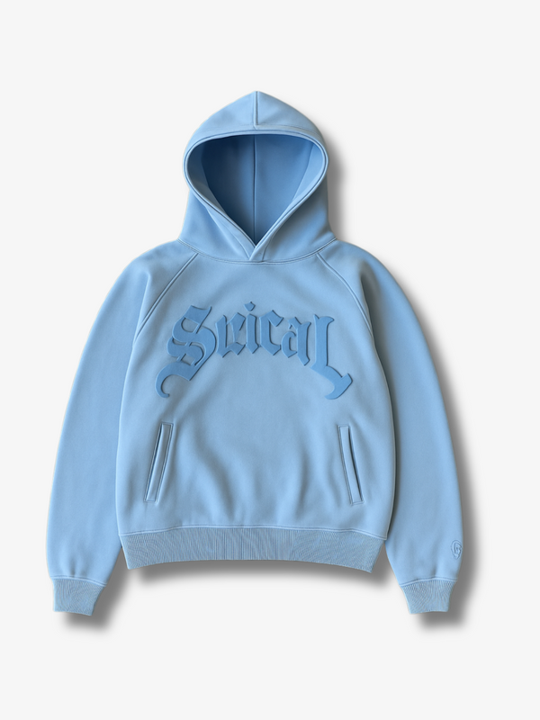 GOTHIC LETTER PRINTED HOODIE