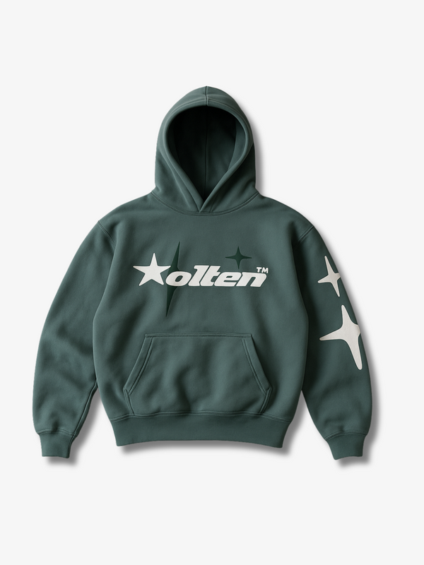 STAR PUFF PRINT HOODIE