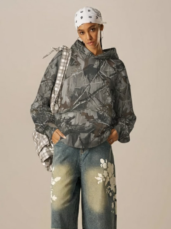 HIGH STREET CAMO HOODIE