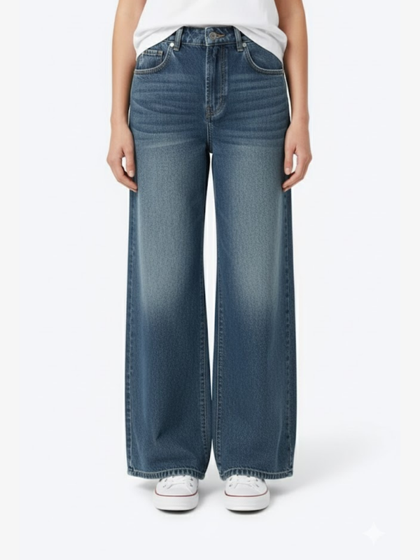 GRADIENT DISTRESSED JEANS