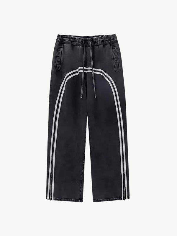 STRIPED STREET FASHIONED SWEATPANTS