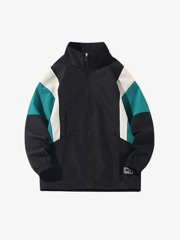 Patchwork Windbreaker