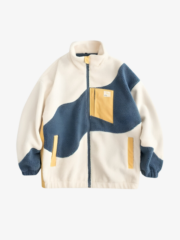 UC Wave Patterned Fleece Jacket