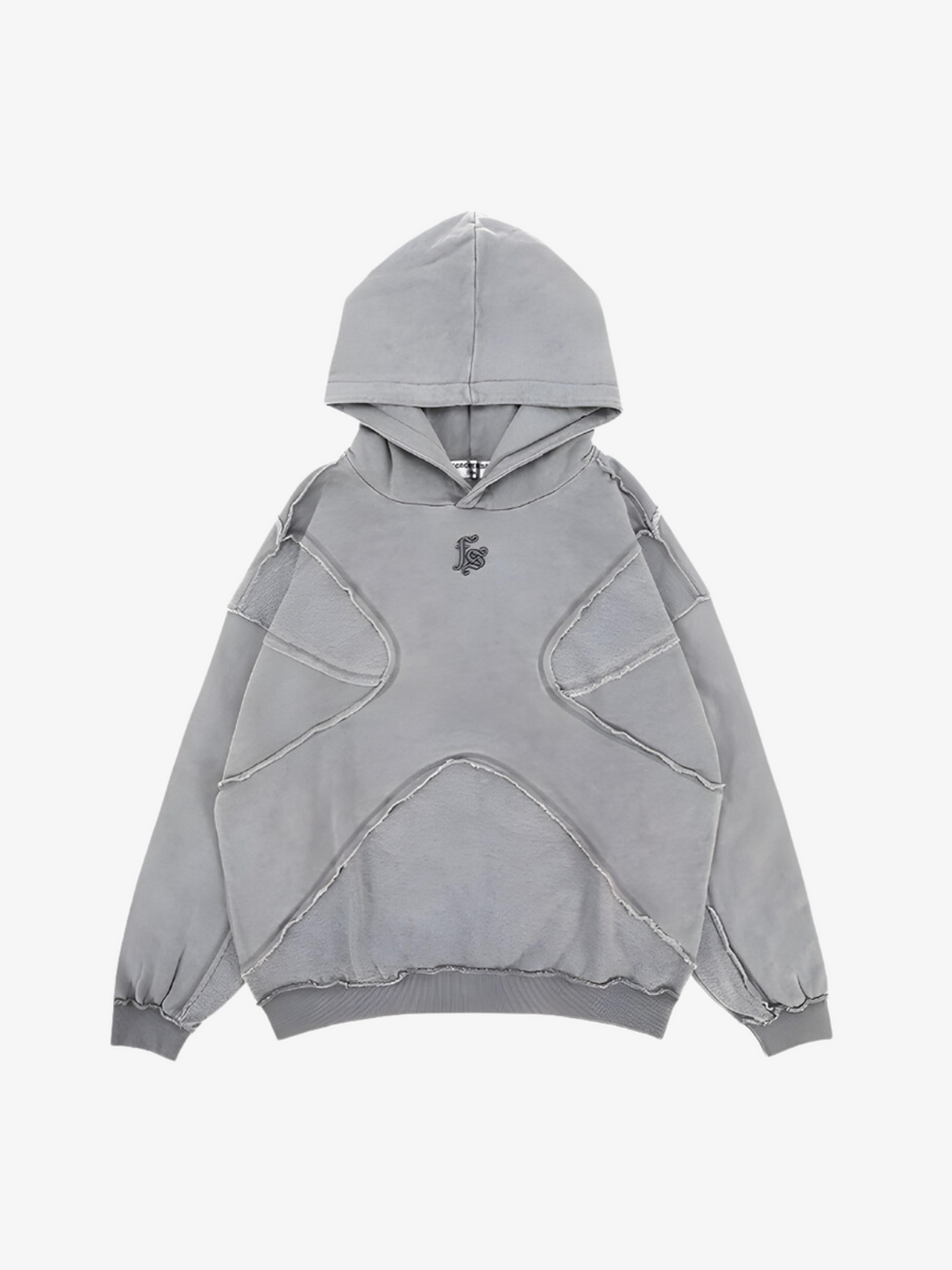 CROSS PATTERN HOODIE