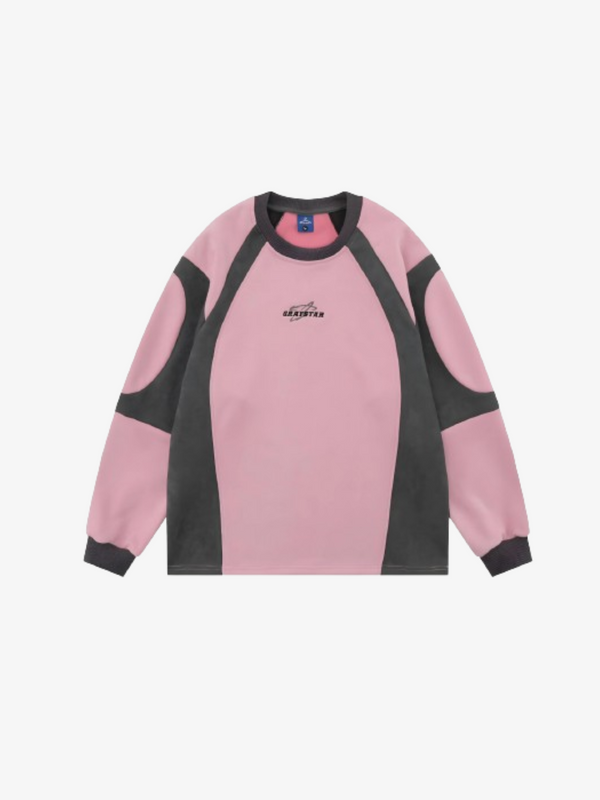 SUEDE MOTORCYCLE SWEATER
