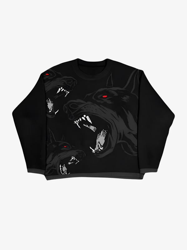 UC GOTHIC WOLF SWEATER