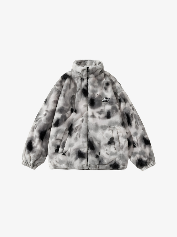 UC Tie-Dye Fleece Patterned Jacket