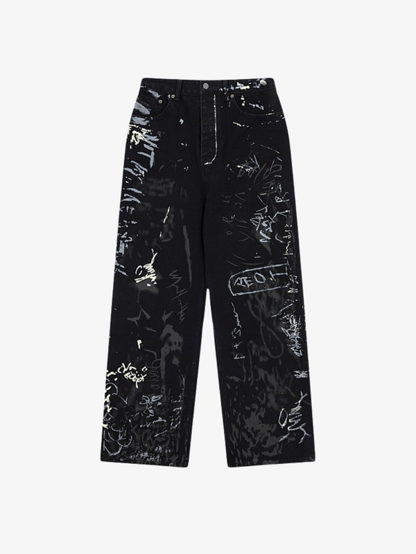 UC EXOTIC STREET PRINT JEANS