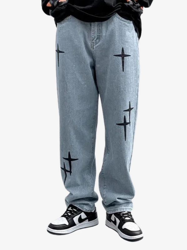 CROSS GRAPHIC JEANS