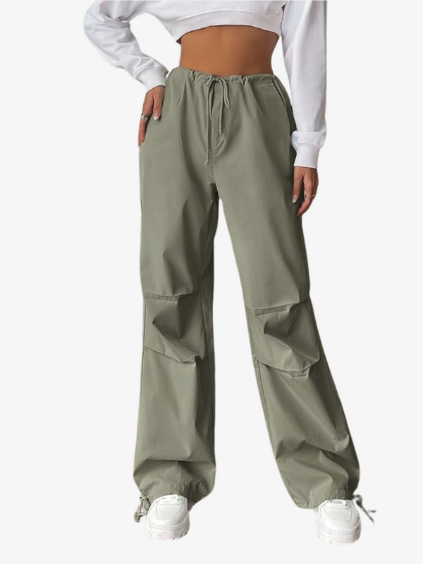 CLASSIC WIDE-LEG PARACHUTE PANTS