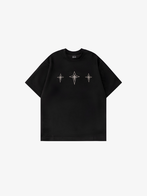 THREE STARRED GRAPHIC T-SHIRT