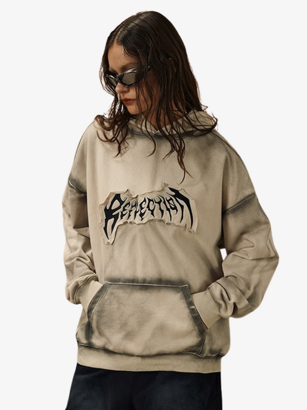 EMBROIDERED GRAFITTI HOODIE
