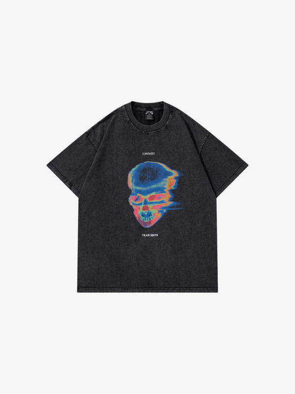 SKULL ABSTRACT T-SHIRT