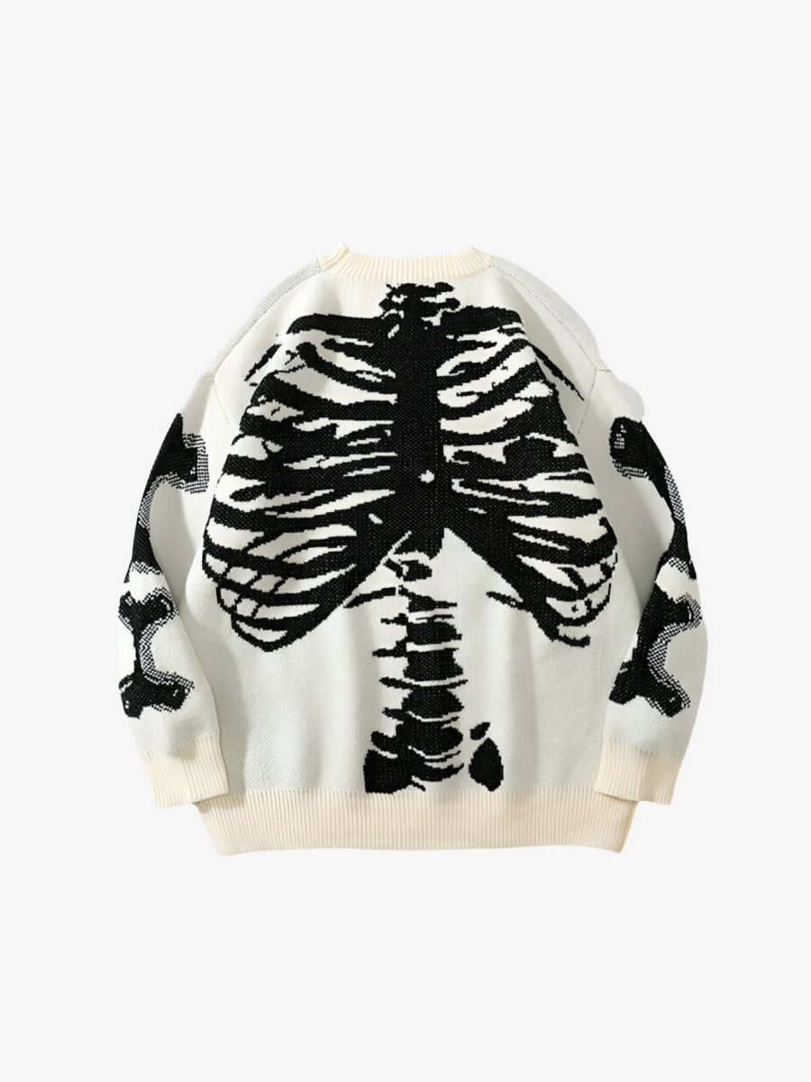 SKELETON PATTERNED SWEATER