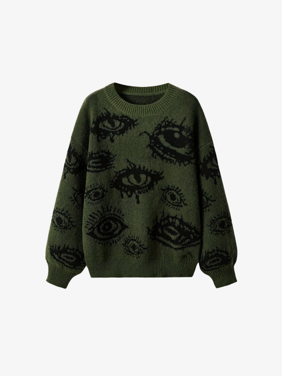 EYE PATTERN SWEATER